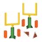 Beistle - 11" - Multicolor - Football Goal Post Centerpiece Decoration - 12 Pieces
